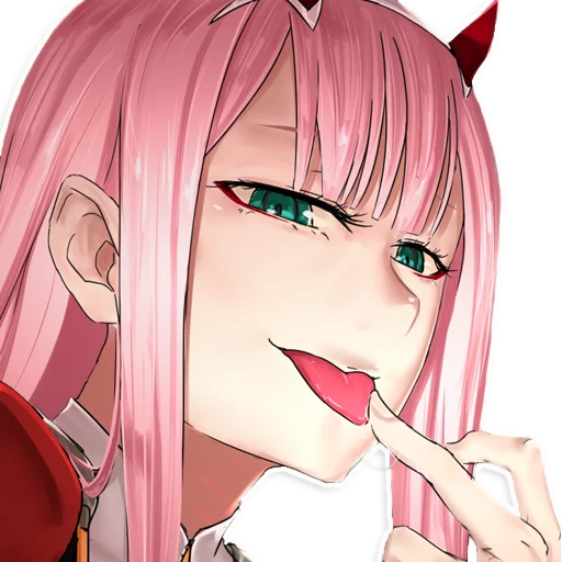 Sticker from the "Милый во Франксе (Darling in the FranXX)" sticker pack