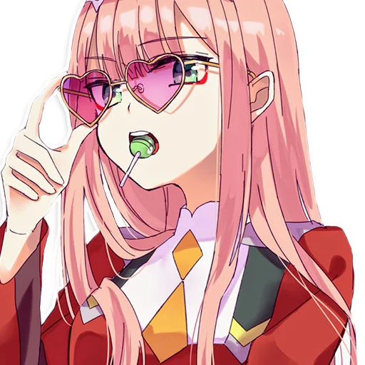 Sticker from the "Милый во Франксе (Darling in the FranXX)" sticker pack