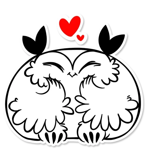 Sticker from the "OWL" sticker pack