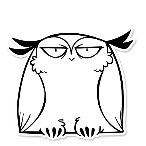 Sticker from the "OWL" sticker pack