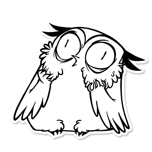 Sticker from the "OWL" sticker pack