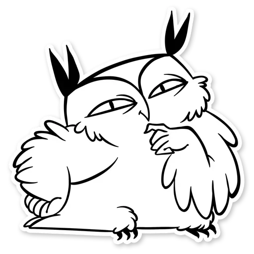 Sticker from the "OWL" sticker pack