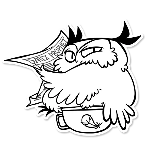 Sticker from the "OWL" sticker pack