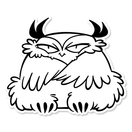 Стикер из набора "OWL"