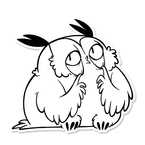 Sticker from the "OWL" sticker pack