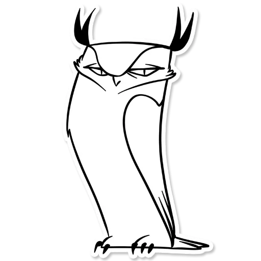 Стикер из набора "OWL"