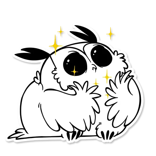 Sticker from the "OWL" sticker pack