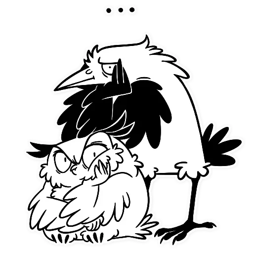 Sticker from the "OWL" sticker pack