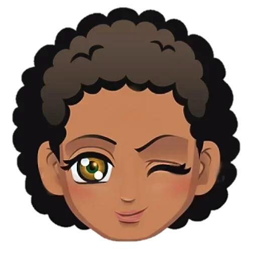 Стикер из набора "Afromoji"