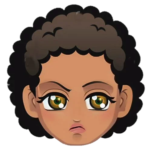 Стикер из набора "Afromoji"