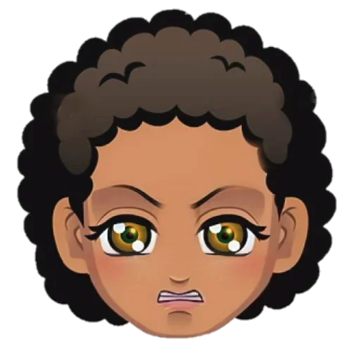 Стикер из набора "Afromoji"