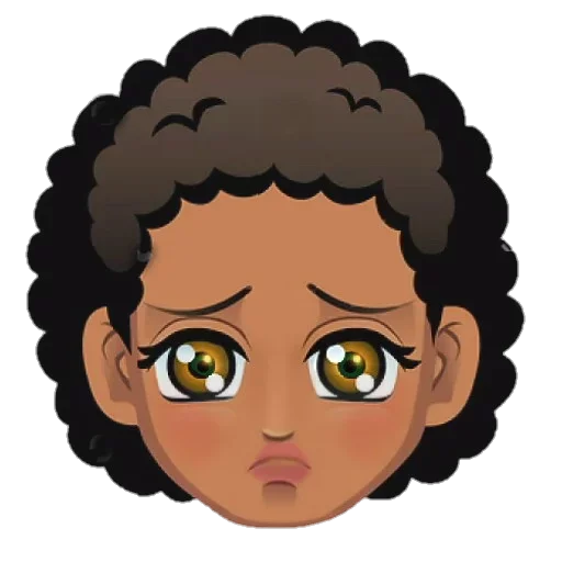 Стикер из набора "Afromoji"