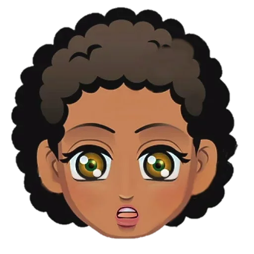 Sticker from the "Afromoji" sticker pack