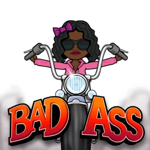 Sticker from the "Afromoji" sticker pack