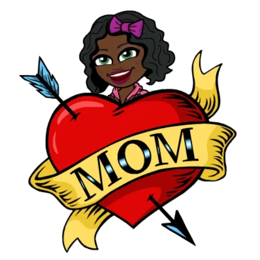 Sticker from the "Afromoji" sticker pack