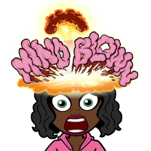 Sticker from the "Afromoji" sticker pack