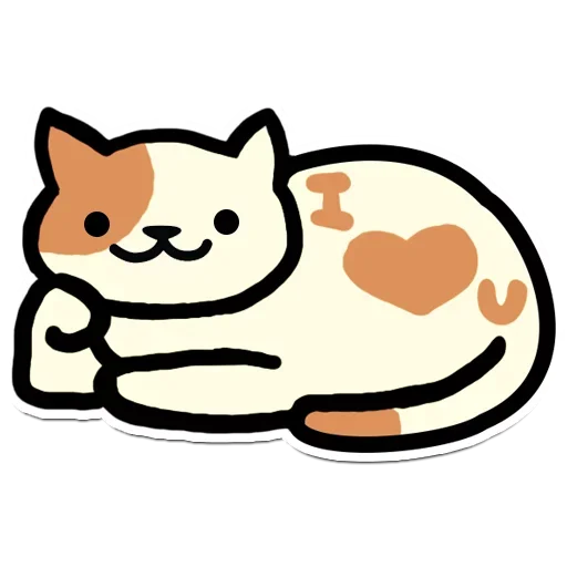 Sticker from the "Котэ" sticker pack