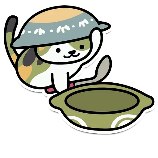 Sticker from the "Котэ" sticker pack