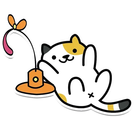 Sticker from the "Котэ" sticker pack