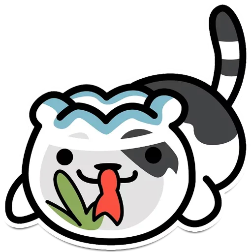 Sticker from the "Котэ" sticker pack