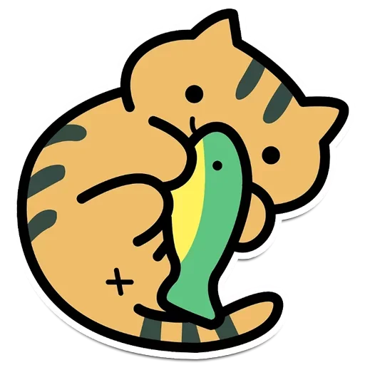 Sticker from the "Котэ" sticker pack