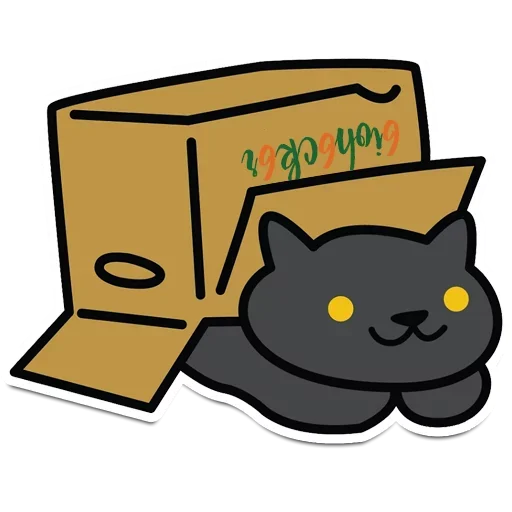 Sticker from the "Котэ" sticker pack