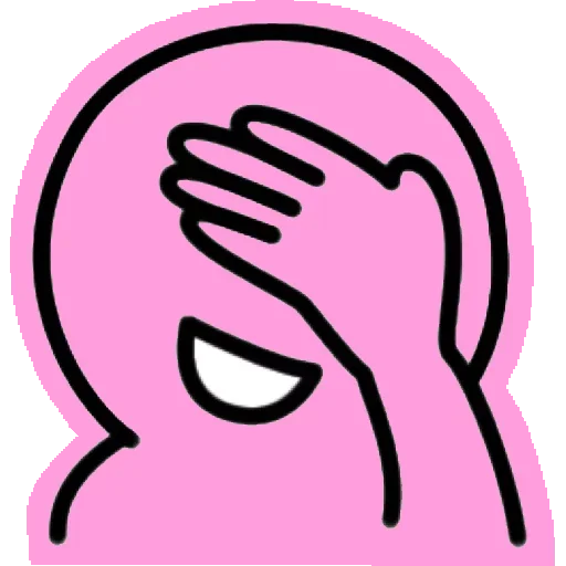 Sticker from the "Pink Boy" sticker pack