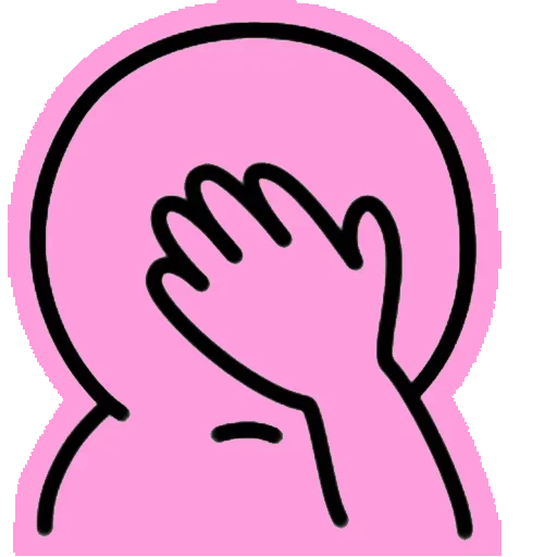 Sticker from the "Pink Boy" sticker pack