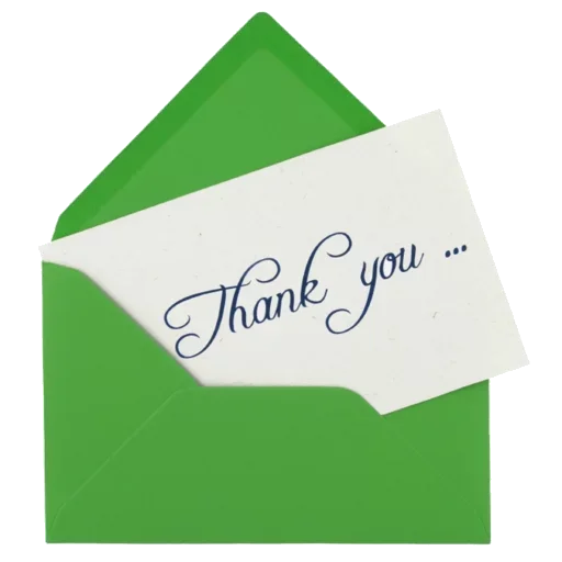 Sticker from the "Thank You" sticker pack