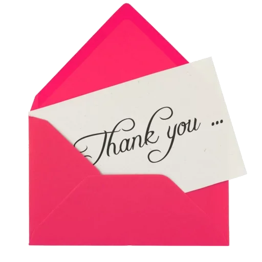 Sticker from the "Thank You" sticker pack