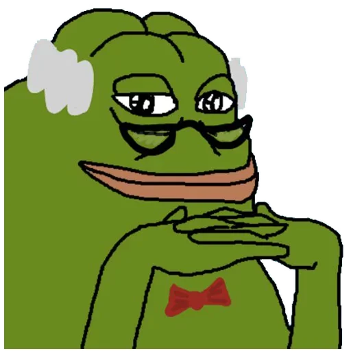 Sticker from the "Pepe" sticker pack