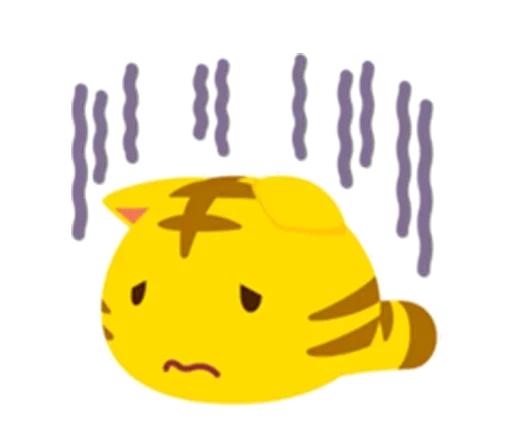 Sticker from the "Yellow Kitten" sticker pack