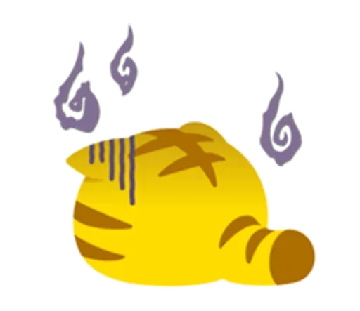 Sticker from the "Yellow Kitten" sticker pack