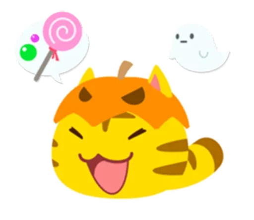 Sticker from the "Yellow Kitten" sticker pack