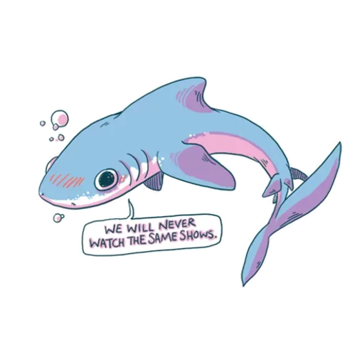 Sticker from the "Shark" sticker pack