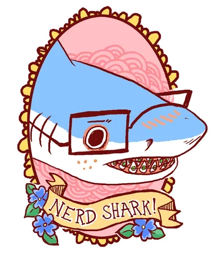 Sticker from the "Shark" sticker pack