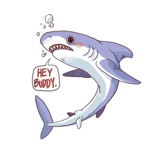 Sticker from the "Shark" sticker pack