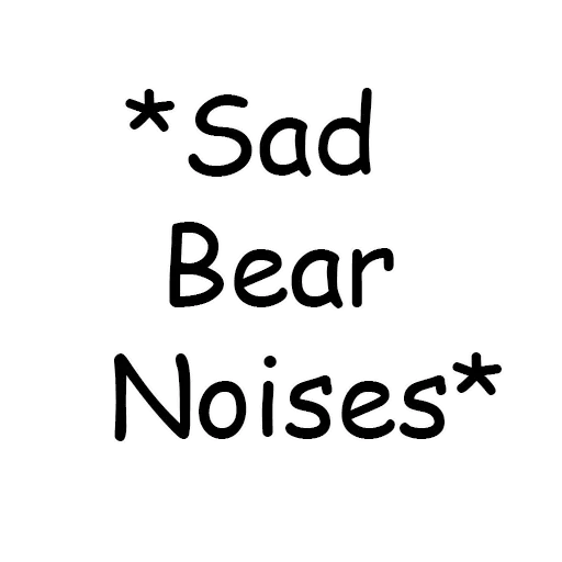 Sticker from the "Bear Noises" sticker pack