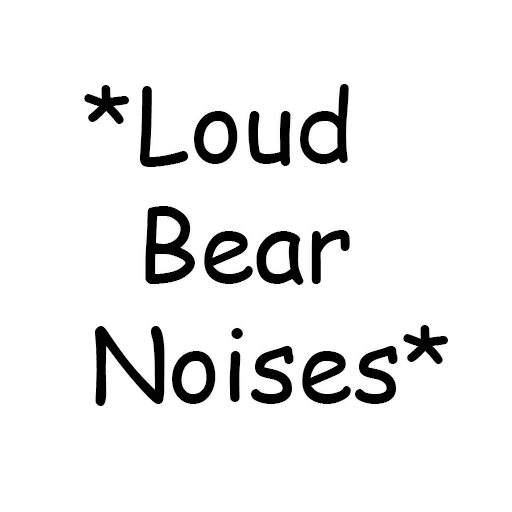 Sticker from the "Bear Noises" sticker pack