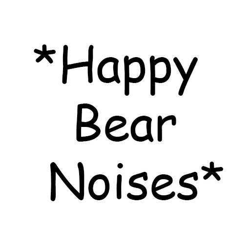 Sticker from the "Bear Noises" sticker pack