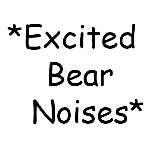 Sticker from the "Bear Noises" sticker pack