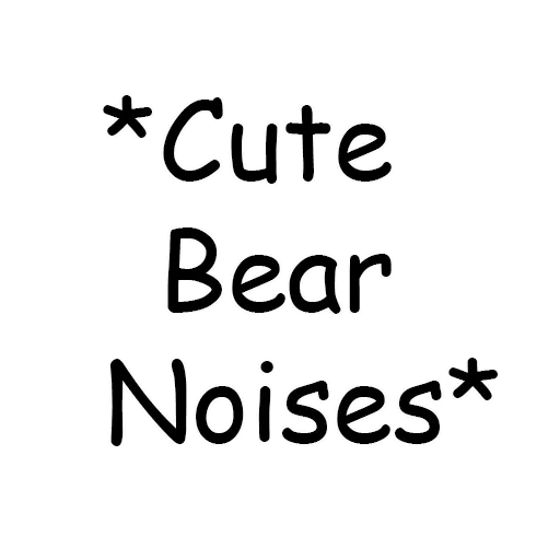 Sticker from the "Bear Noises" sticker pack