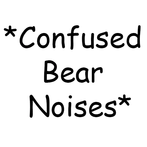 Sticker from the "Bear Noises" sticker pack