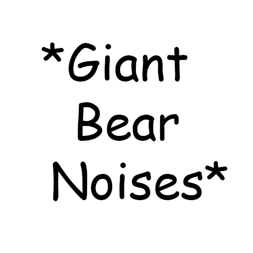 Sticker from the "Bear Noises" sticker pack