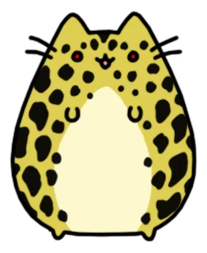 Sticker from the "Cheetar Lover Cheesheen" sticker pack