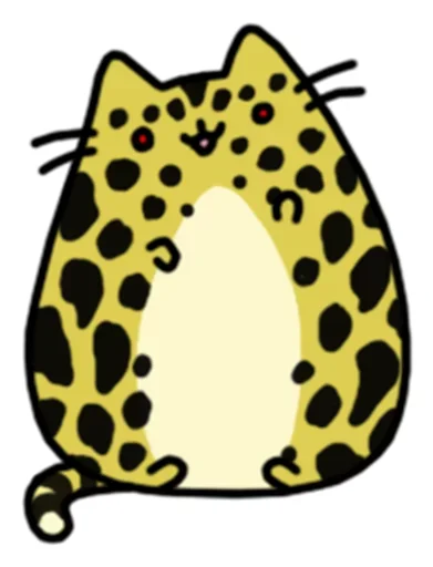 Sticker from the "Cheetar Lover Cheesheen" sticker pack