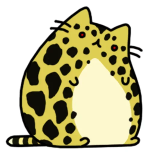 Sticker from the "Cheetar Lover Cheesheen" sticker pack