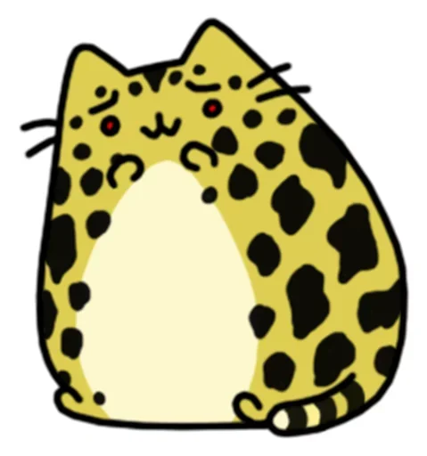 Sticker from the "Cheetar Lover Cheesheen" sticker pack