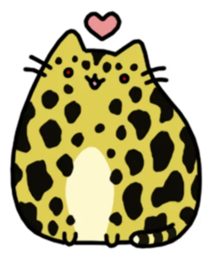 Sticker from the "Cheetar Lover Cheesheen" sticker pack