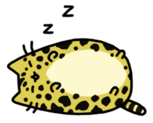 Sticker from the "Cheetar Lover Cheesheen" sticker pack